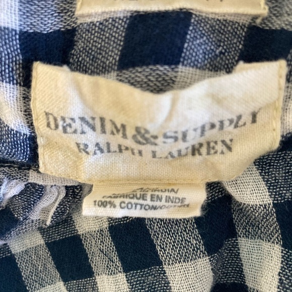 DENIM & Supply Ralph Lauren RL UTILITY button down shirt 100% cotton Medium - Picture 8 of 9